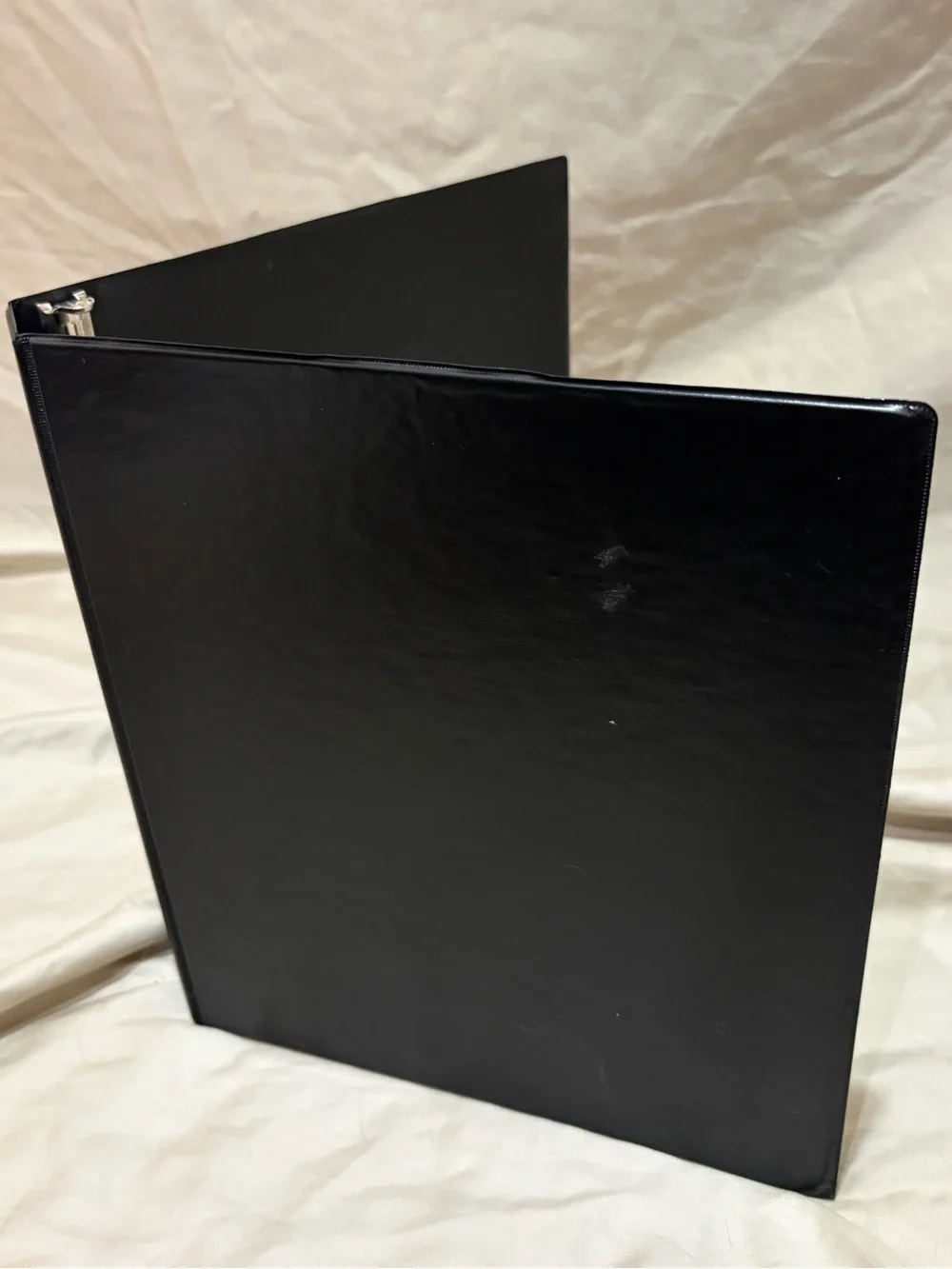 Set of 4 Binders- Black and White 3-Ring Binder 5/8-1”